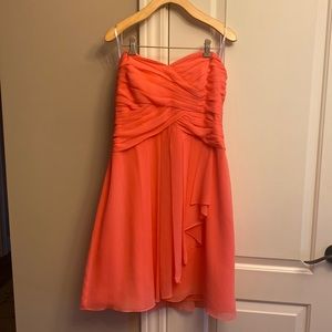 David’s Bridal Strapless Dress Size 12